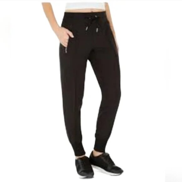 CALVIN KLEIN Performance Pintuck Elastic Waist Drawstring Joggers Size XS - Picture 2 of 11